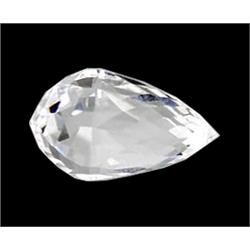 17.78ct Briolette White Quartz  (GEM-17025A)