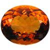 Image 1 : 21.40ct Terrific Oval Madeira Citrine Appraisal Estimate $785 (GEM-14210)