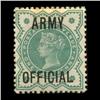 Image 1 : 1896 RARE British .5p Victoria Official Stamp Hi Grade UNUSED (STM-0050)