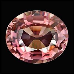 0.95ct Oval 100% Natural Gem Pink Mozambique Tourmaline  (GEM-19789)