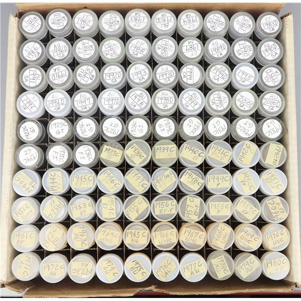 Accumulation of (4000) Canadian Nickels, 1922-1990,