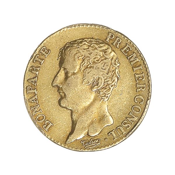 France. Napoleon as First Consul (1799-1804). Gold 20 Francs, An 12 A (1803). Paris. PCGS XF40,