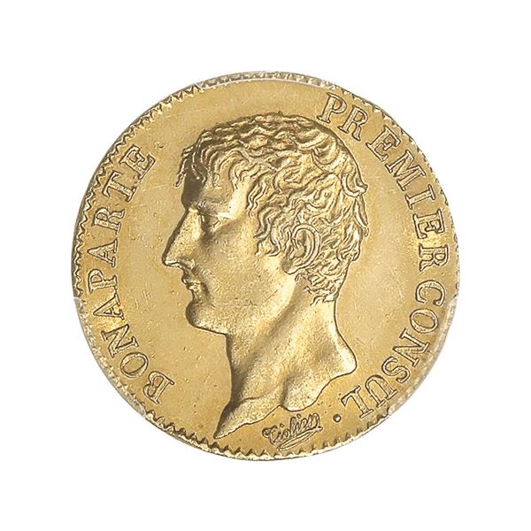 France. Napoleon as First Consul (1799-1804). Gold 20 Francs, An 12 A (1803). Paris. PCGS MS61,