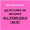 Image 1 : NO REFUNDS OR RETURNS FOR THIS AUCTION
