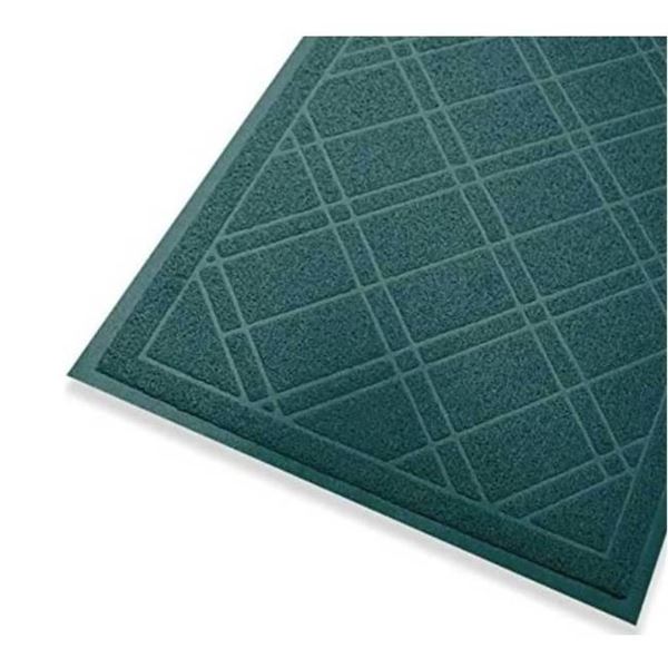SlipToGrip Green Door Mat 42 x 35 Inches, Waterproof and Shake Clean Green