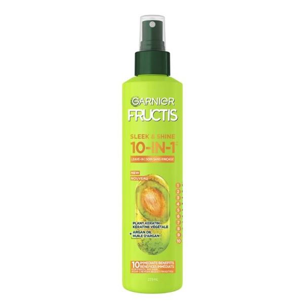 Garnier Fructis Sleek & Shine 10-In-1 Leave-In Spray 2 x 239mL