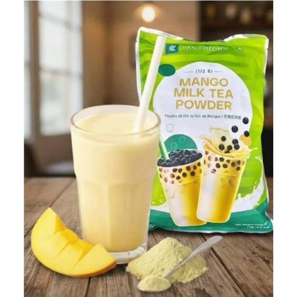 Van Chong Tea Mango Milk Tea Powder, 1/2 S Size, Net Weight 2.2 lbs