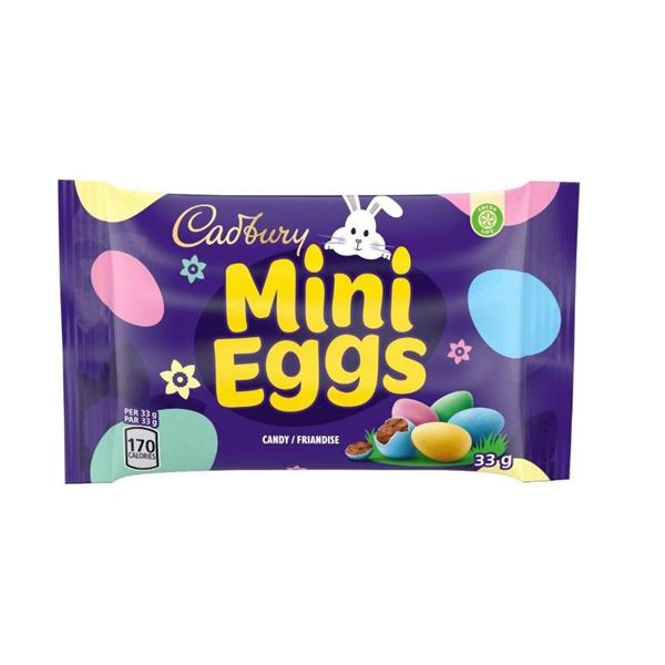Cadbury Mini Eggs 12 x 33g Candy Packets