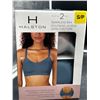 Image 2 : Halston Seamless Bra 2-Pack, Size S/P, Blue