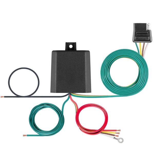 CURT Manufacturing 56496 Weather-Resistant Powered 3-to-2-Wire Splice-in Trailer Tail Light Converte