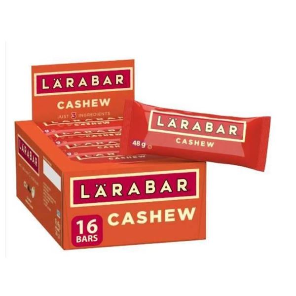 Larabar Energy Bars, Cashew, 16 x 48g, Gluten-Free, Vegan