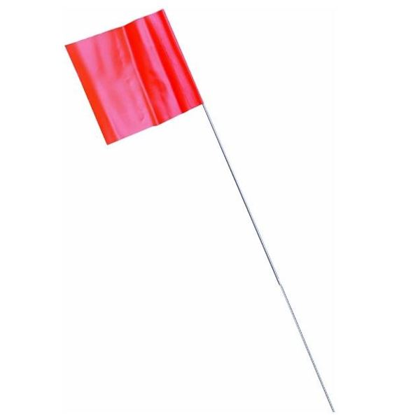 Lot of 2 - Task Tools Orange Marking Flags, Model T59502, 30 Pack, 24-inch Wires