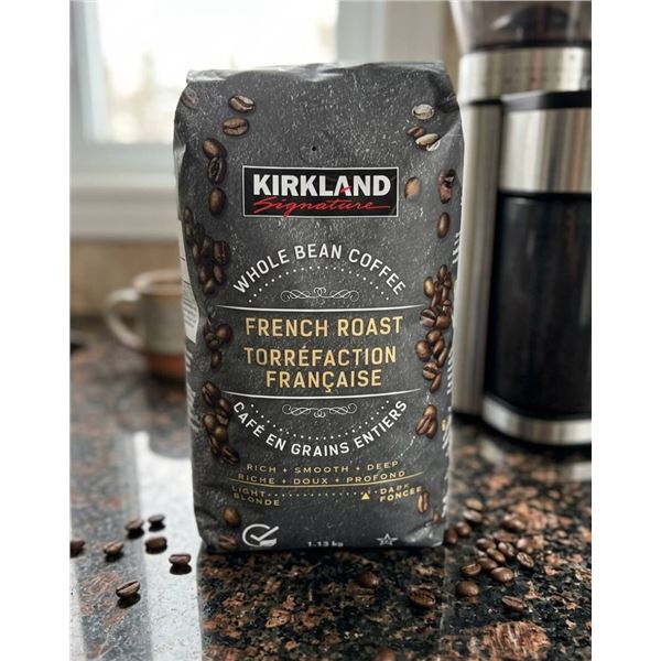 Kirkland Signature French Roast Whole Bean Coffee, 1.13 Kg