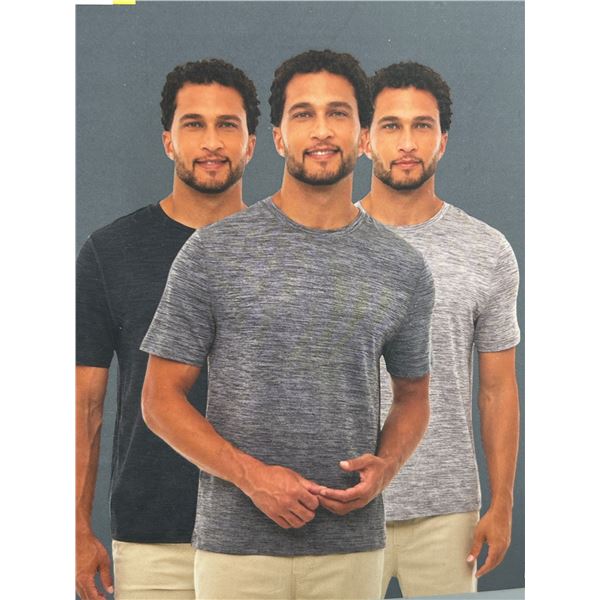 Bench Men's Active T-Shirts, Size L/G, 3-Pack, Assorted Colors