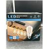 Image 2 : LED Edison Bulb 6-Pack, 60W Equivalent, 700 Lumens, ST58 Model