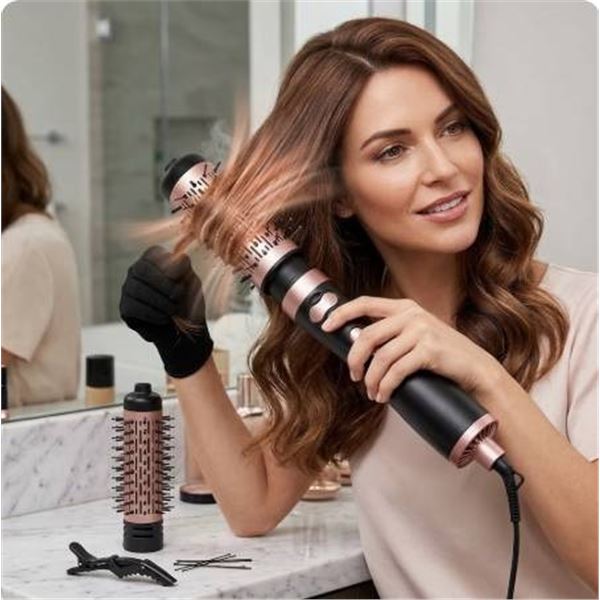 OKWrap 6-in-1 Hair Dryer Brush, Model X04RIZ9F3