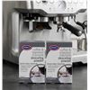 Image 1 : Urnex Coffee and Espresso Machine Descaling Powder - Two Packets