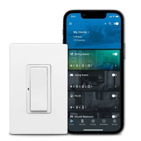 Eaton Wi-Fi Smart Home Switch with Alexa and Google Compatibility