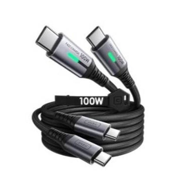 INIU USB-C Cable DI-D5CC, 100W Fast Charging, 2 Pack
