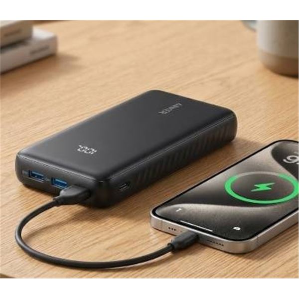Anker A1691 Zolo Power Bank 20W/30W with Built-in USB-C Cable