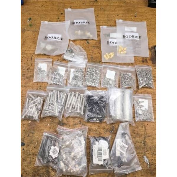 Bulk lot of assorted Hardware Components Including Screws and Guitar Pickup