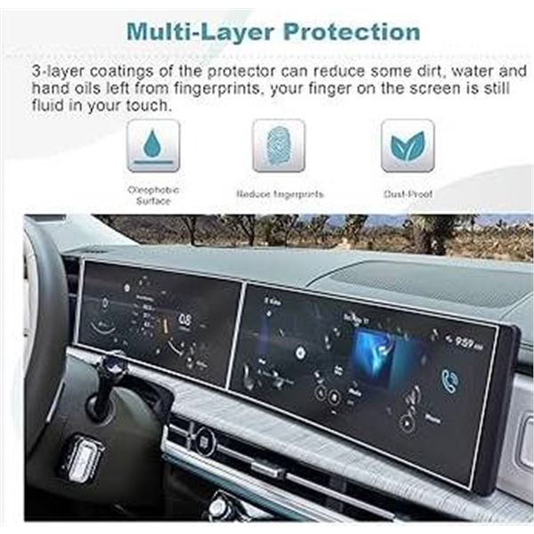 CDEFG Screen Protectors for 2024-2025 Hyundai Santa Fe (Hybrid) Models