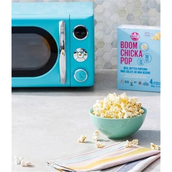 4 - 4 packs of Angie’s Boom Chicka Pop Real Butter Popcorn, 4 Microwave Bags, 372g
