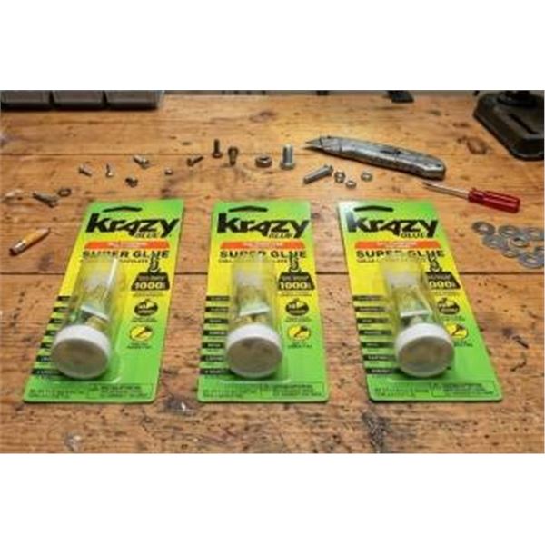 Krazy Glue All-Purpose Super Glue 4 x 0.5 mL Total 2 mL