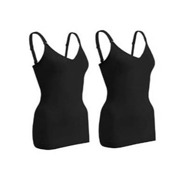 JN JanPrint 2-Piece Women’s Cami Shaper Tummy Control Shapewear Tank Tops - Size Large