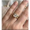 Image 1 : Ladies 14K GP Princess Cut 1.2 Carat Solitaire Wedding ring set