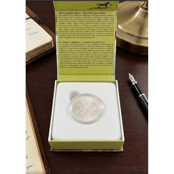 2015 Canada $100 Fine .999 Silver Coin – The Canadian Horse