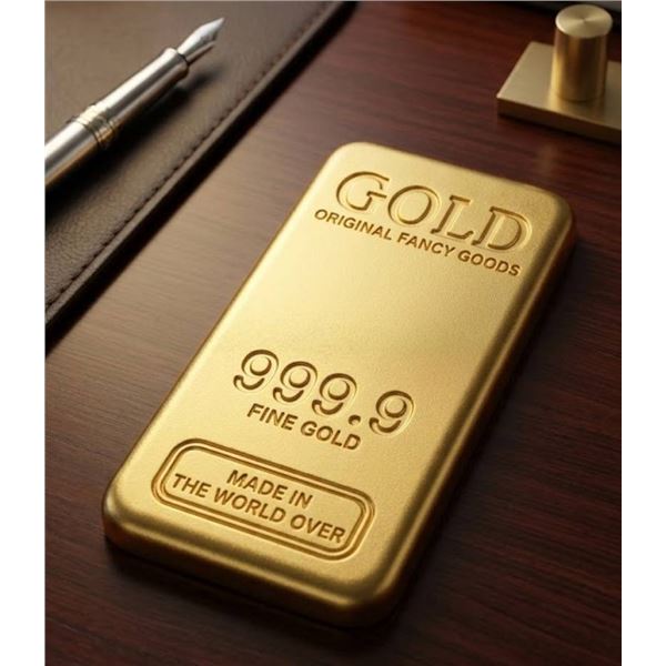 FAUX Gold Style Ingot Bar