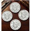 Image 1 : Lot of 4 Four 1 Gram .999 Silver USA rounds