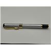 Image 2 : Metallic Silver and Gold Fountain Pen With Dragon Clip Design