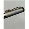 Image 5 : Metallic Silver and Gold Fountain Pen With Dragon Clip Design