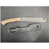 Image 6 : Buck Knives Compadre Froe Model 0108BRS1-B with Sheath, Made in U.S.A.