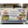 Image 2 : Ello Color-Lock Glass Food Storage Container Set, 20 Pieces