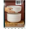 Image 3 : Trudeau 3-Piece Porcelain Serving Bowl Set