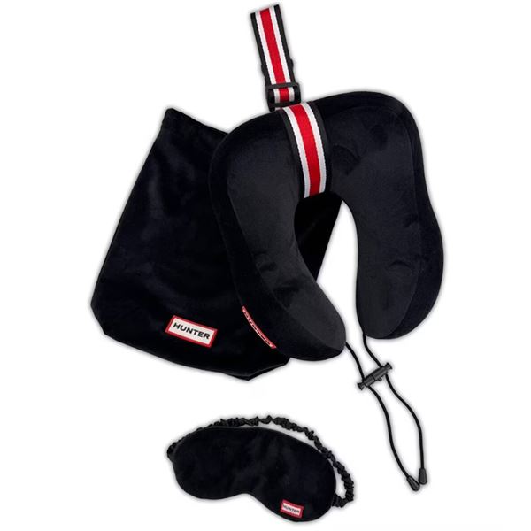 Travel Hunter Pillow & Eye Mask 3 Piece Set
