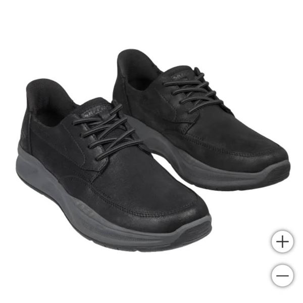 Skechers Men's Stanton Bungee Shoe with Swift Fit, Size 11, Black
