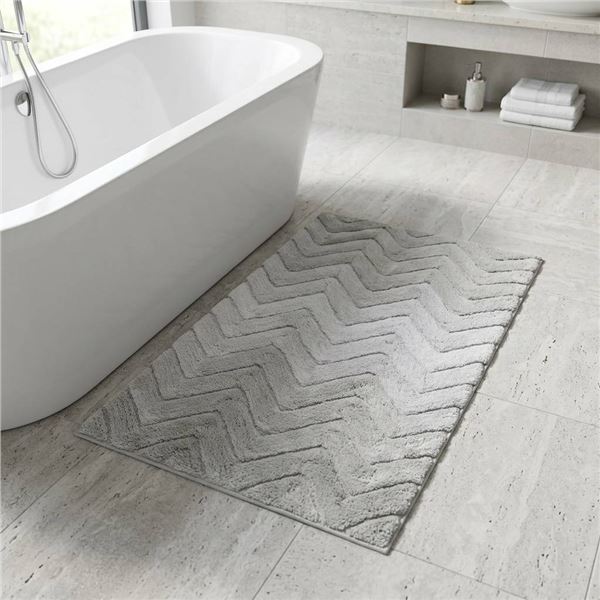 Riviera Home Home Chevron Bath Mat – 22 x 36 inches