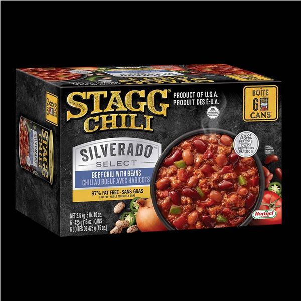 Stagg Chili Silverado Select Beef Chili With Beans - 425g (6 Cans)