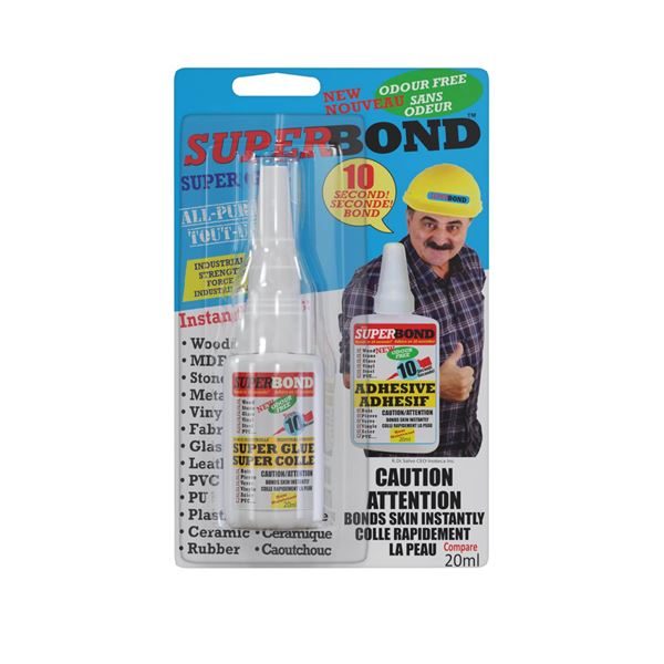 Lot of 4 - SUPERBOND Instant Hold Super Fast Strongest Industrial Crazy Glue