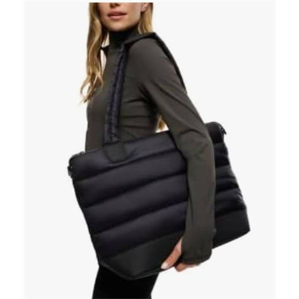Lolë Puffer Tote Bag – Quilted Lightweight Shoulder & Crossbody Travel Bag