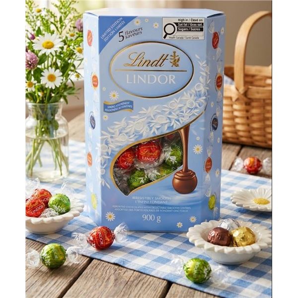 Lindt Lindor Limited Edition Assorted Chocolates 900g With 5 Flavors