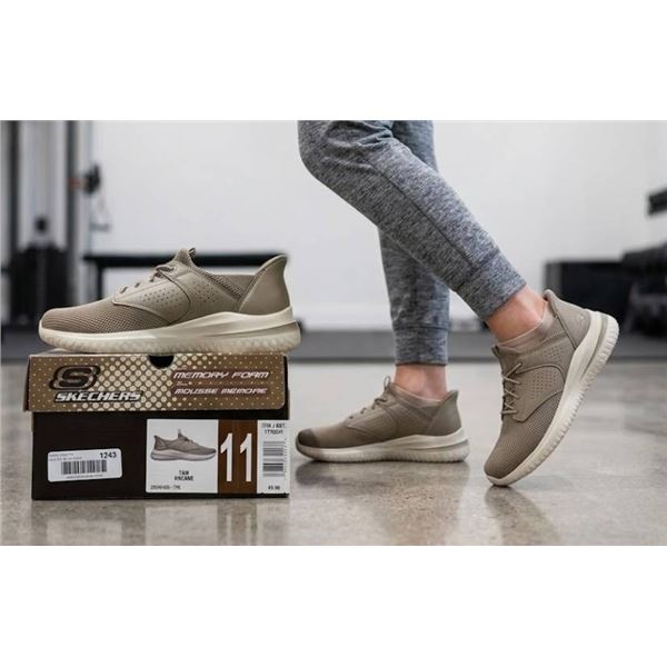 Skechers Men's Size 11 Tan Hawne Memory Foam Shoe