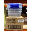 Image 2 : Sistema Klip It Plus 2 Liter Rectangle Food Storage Containers – Set of 6