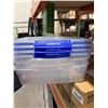 Image 3 : Sistema Klip It Plus 2 Liter Rectangle Food Storage Containers – Set of 6