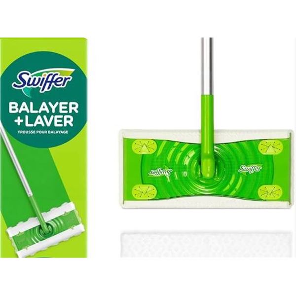 Swiffer Sweep And Mop Sweeping Kit With 20 Refills