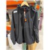 Image 2 : Black Softshell Jacket with Hood and Zipper Pockets